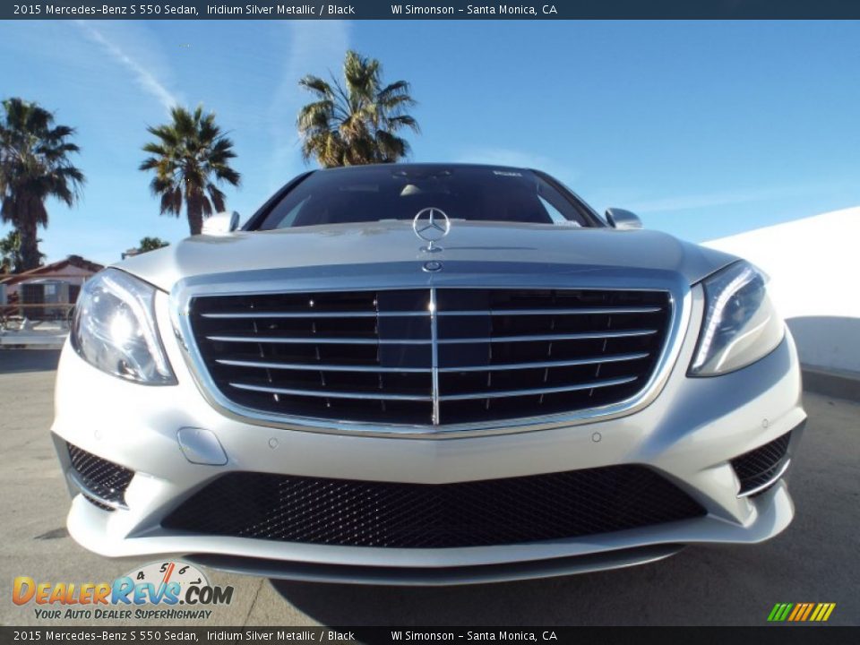 2015 Mercedes-Benz S 550 Sedan Iridium Silver Metallic / Black Photo #2