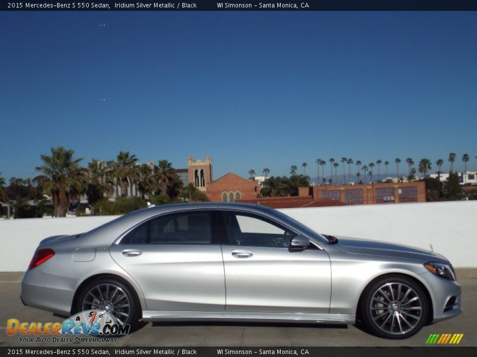 2015 Mercedes-Benz S 550 Sedan Iridium Silver Metallic / Black Photo #3