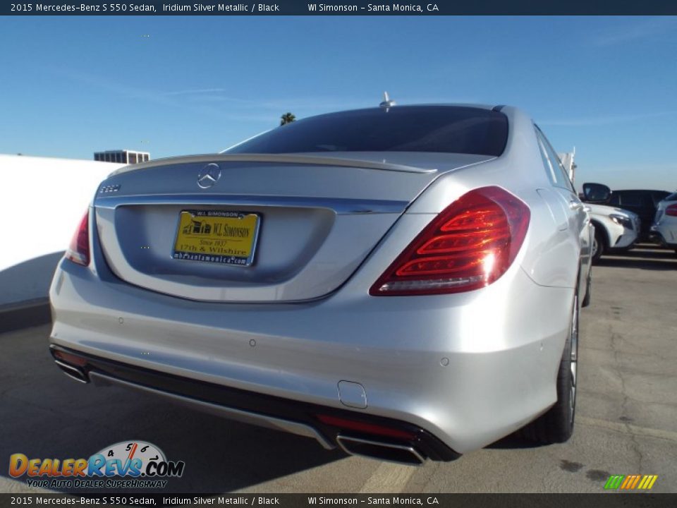 2015 Mercedes-Benz S 550 Sedan Iridium Silver Metallic / Black Photo #4