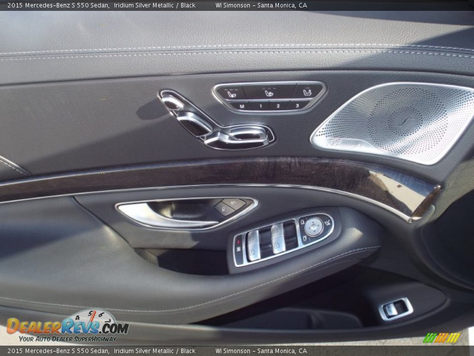 2015 Mercedes-Benz S 550 Sedan Iridium Silver Metallic / Black Photo #6