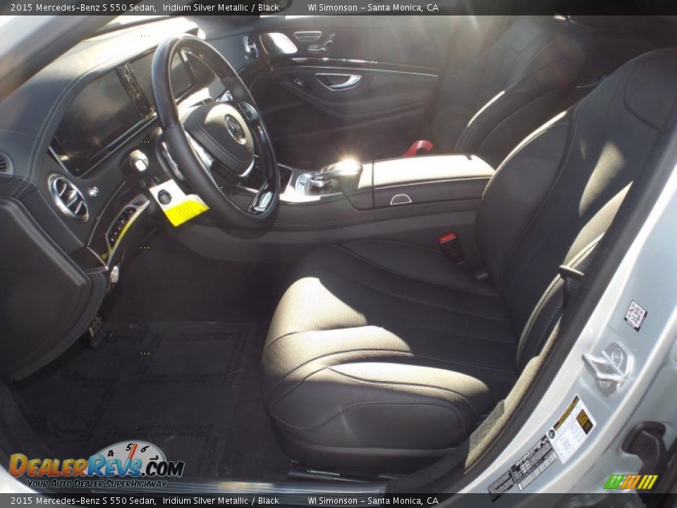 2015 Mercedes-Benz S 550 Sedan Iridium Silver Metallic / Black Photo #7