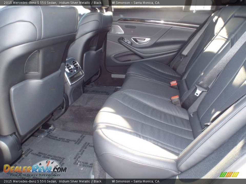 2015 Mercedes-Benz S 550 Sedan Iridium Silver Metallic / Black Photo #8