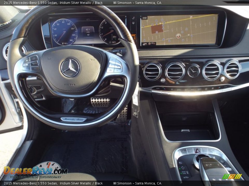 2015 Mercedes-Benz S 550 Sedan Iridium Silver Metallic / Black Photo #9