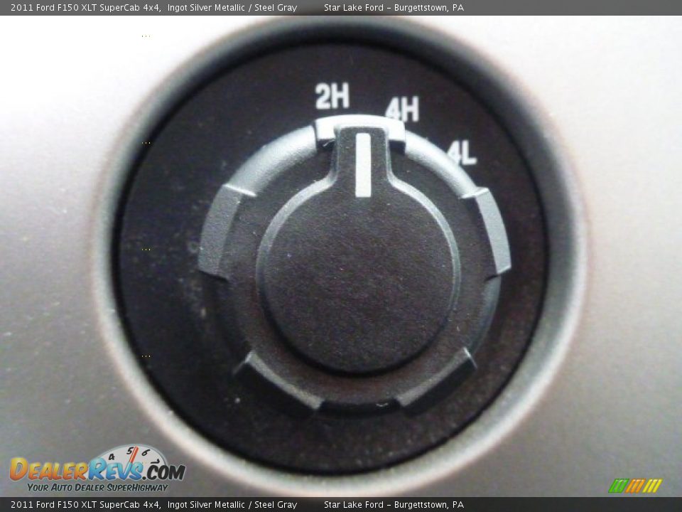 2011 Ford F150 XLT SuperCab 4x4 Ingot Silver Metallic / Steel Gray Photo #16