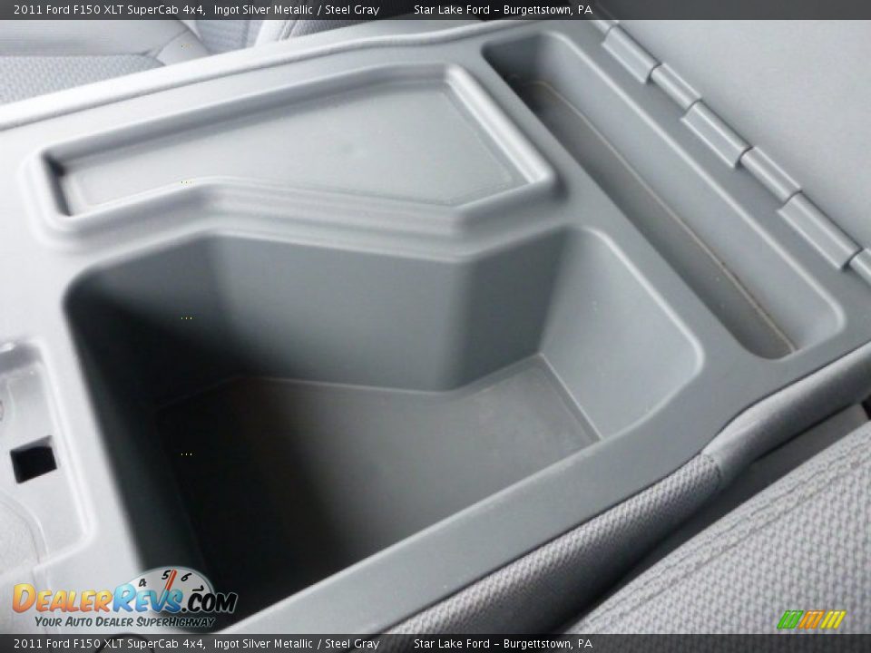 2011 Ford F150 XLT SuperCab 4x4 Ingot Silver Metallic / Steel Gray Photo #17