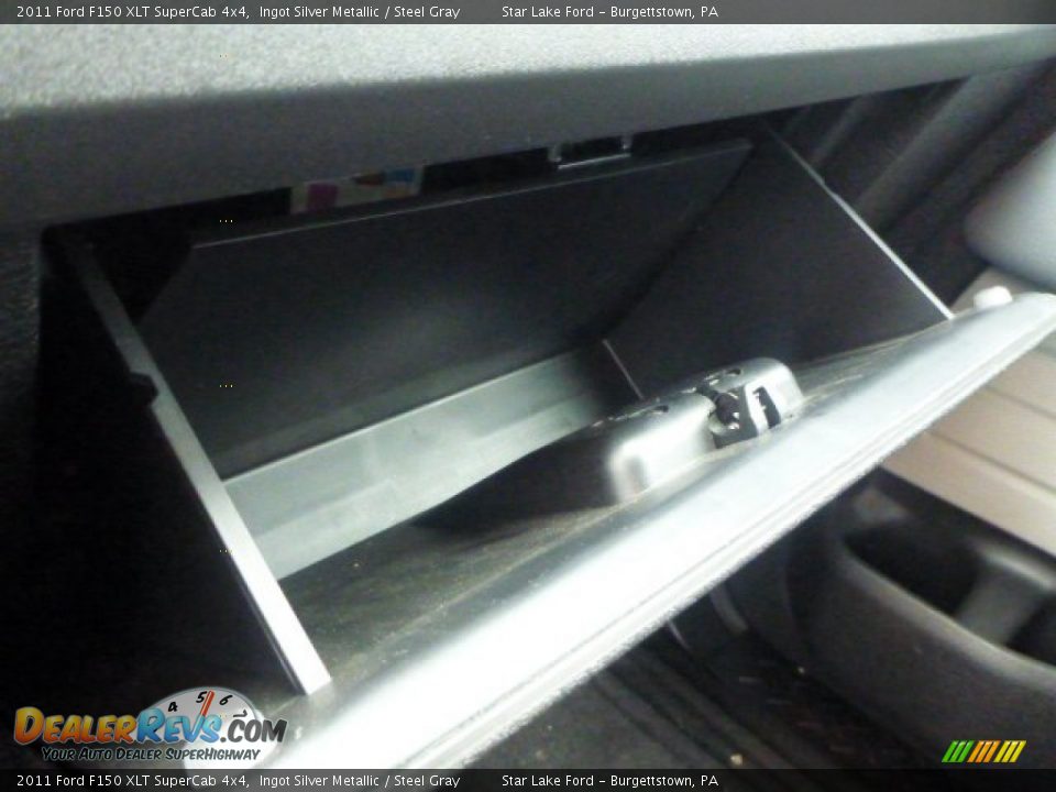 2011 Ford F150 XLT SuperCab 4x4 Ingot Silver Metallic / Steel Gray Photo #18