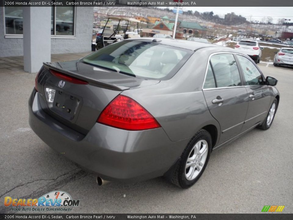2006 Honda Accord EX-L Sedan Carbon Bronze Pearl / Ivory Photo #10