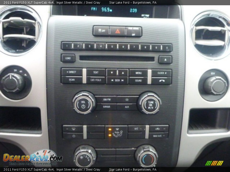 2011 Ford F150 XLT SuperCab 4x4 Ingot Silver Metallic / Steel Gray Photo #19