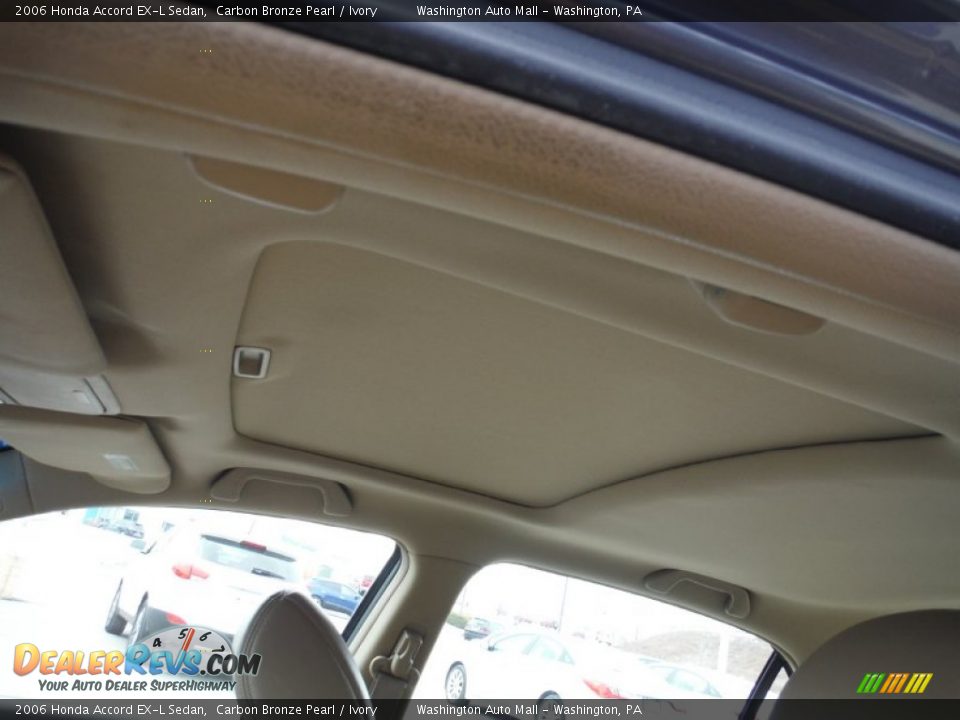 2006 Honda Accord EX-L Sedan Carbon Bronze Pearl / Ivory Photo #11