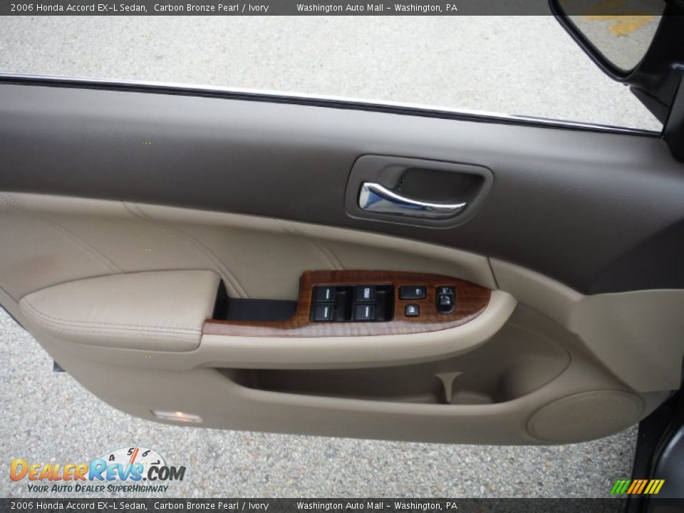 2006 Honda Accord EX-L Sedan Carbon Bronze Pearl / Ivory Photo #13