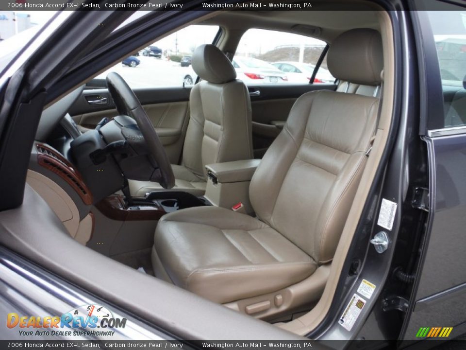 2006 Honda Accord EX-L Sedan Carbon Bronze Pearl / Ivory Photo #14