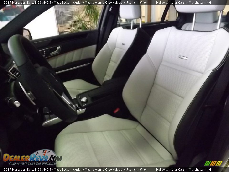 designo Platinum White Interior - 2015 Mercedes-Benz E 63 AMG S 4Matic Sedan Photo #11