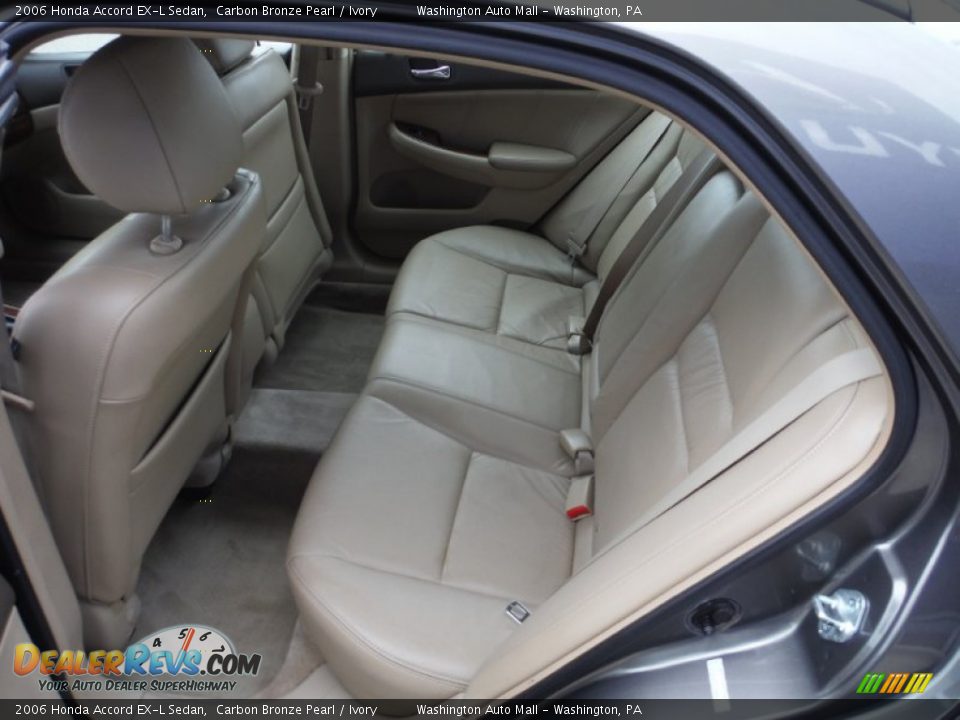 2006 Honda Accord EX-L Sedan Carbon Bronze Pearl / Ivory Photo #18