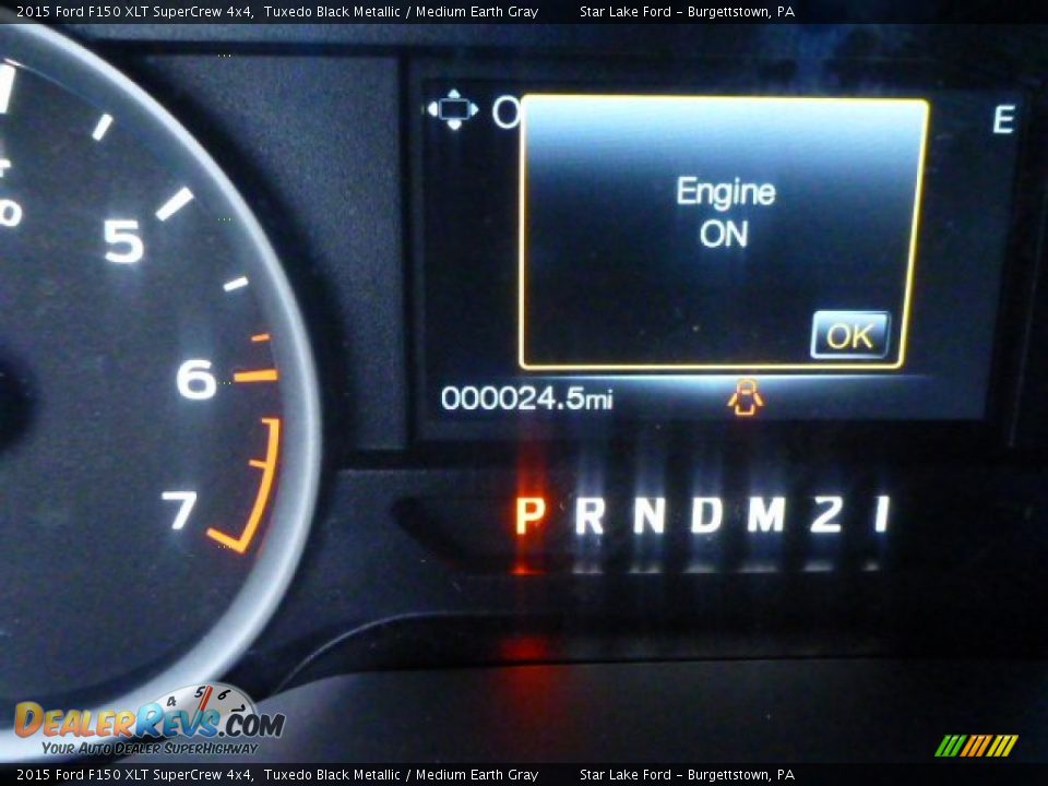 2015 Ford F150 XLT SuperCrew 4x4 Tuxedo Black Metallic / Medium Earth Gray Photo #20