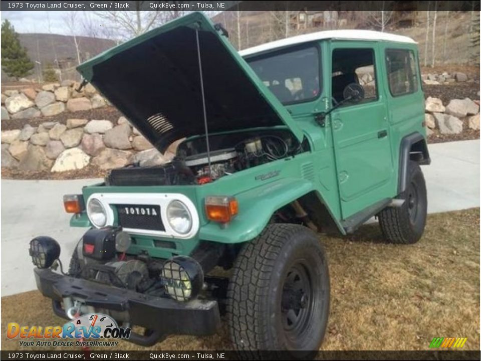 1973 Toyota Land Cruiser Green / Black Photo #1