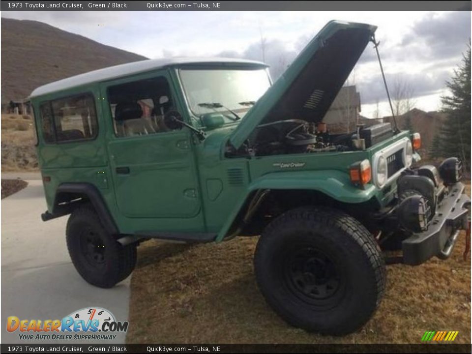 1973 Toyota Land Cruiser Green / Black Photo #3