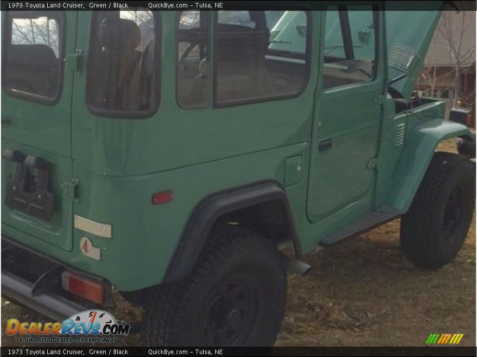 1973 Toyota Land Cruiser Green / Black Photo #8