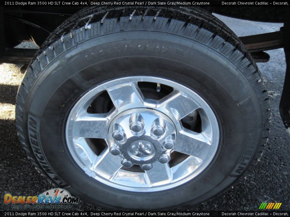 2011 Dodge Ram 3500 HD SLT Crew Cab 4x4 Deep Cherry Red Crystal Pearl / Dark Slate Gray/Medium Graystone Photo #6