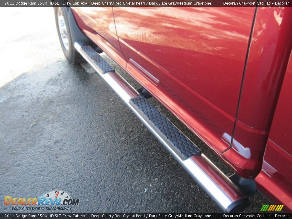 2011 Dodge Ram 3500 HD SLT Crew Cab 4x4 Deep Cherry Red Crystal Pearl / Dark Slate Gray/Medium Graystone Photo #7