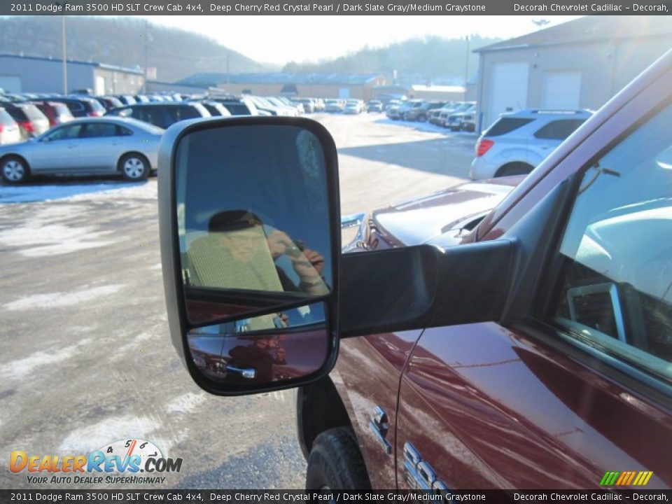 2011 Dodge Ram 3500 HD SLT Crew Cab 4x4 Deep Cherry Red Crystal Pearl / Dark Slate Gray/Medium Graystone Photo #8