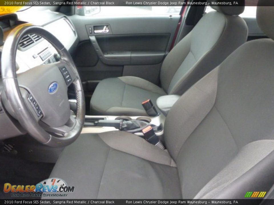 2010 Ford Focus SES Sedan Sangria Red Metallic / Charcoal Black Photo #10