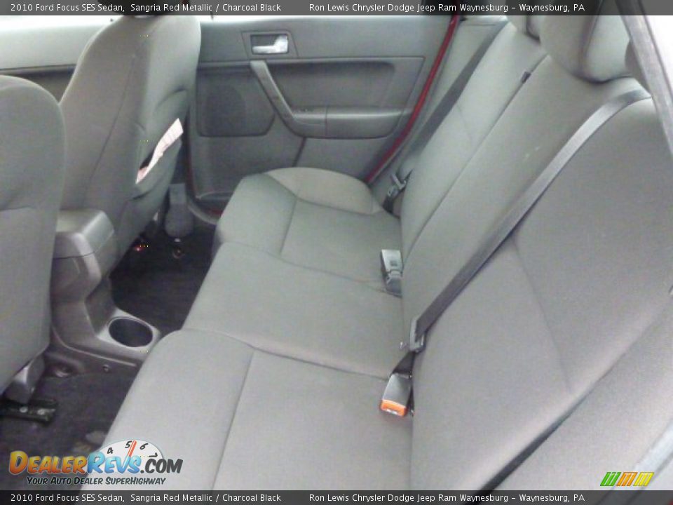 2010 Ford Focus SES Sedan Sangria Red Metallic / Charcoal Black Photo #11