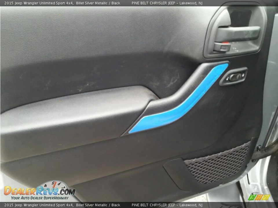 2015 Jeep Wrangler Unlimited Sport 4x4 Billet Silver Metallic / Black Photo #8