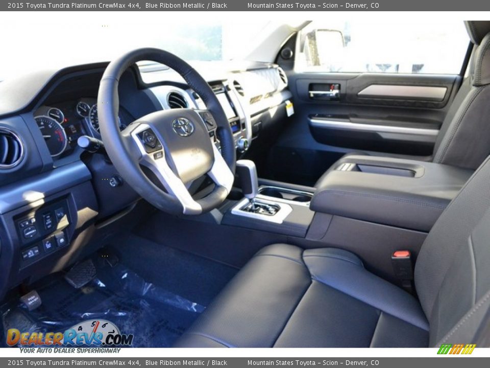 2015 Toyota Tundra Platinum CrewMax 4x4 Blue Ribbon Metallic / Black Photo #5