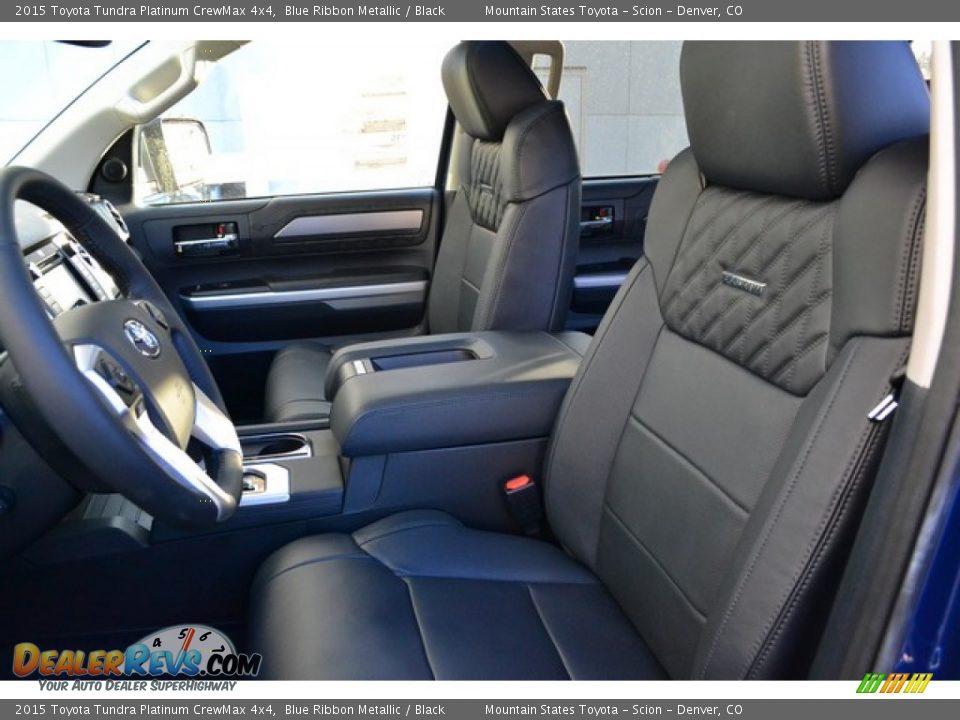 2015 Toyota Tundra Platinum CrewMax 4x4 Blue Ribbon Metallic / Black Photo #9