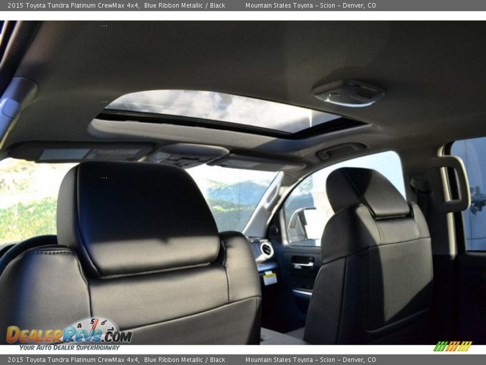 2015 Toyota Tundra Platinum CrewMax 4x4 Blue Ribbon Metallic / Black Photo #11
