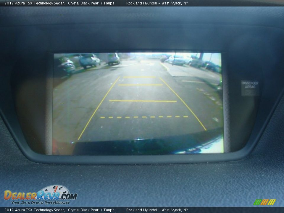 2012 Acura TSX Technology Sedan Crystal Black Pearl / Taupe Photo #19