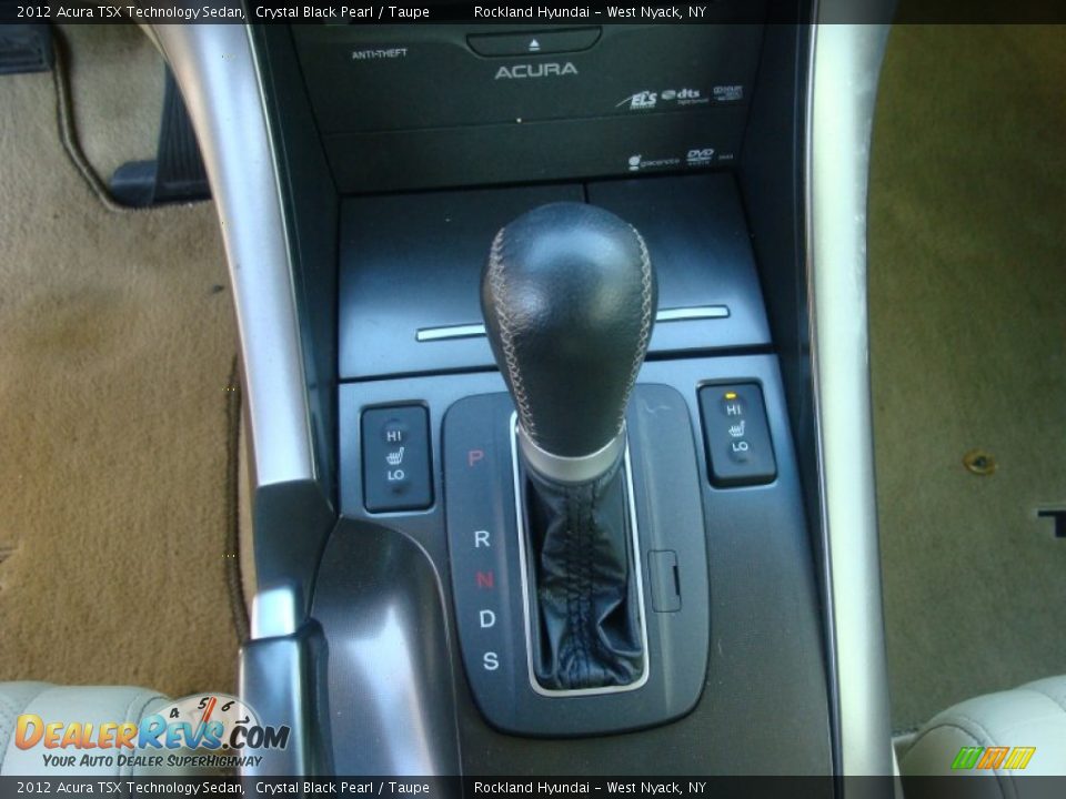 2012 Acura TSX Technology Sedan Crystal Black Pearl / Taupe Photo #20
