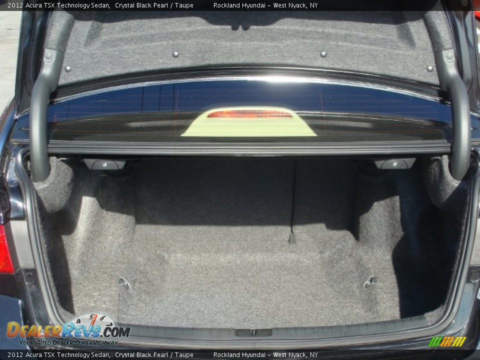 2012 Acura TSX Technology Sedan Crystal Black Pearl / Taupe Photo #22