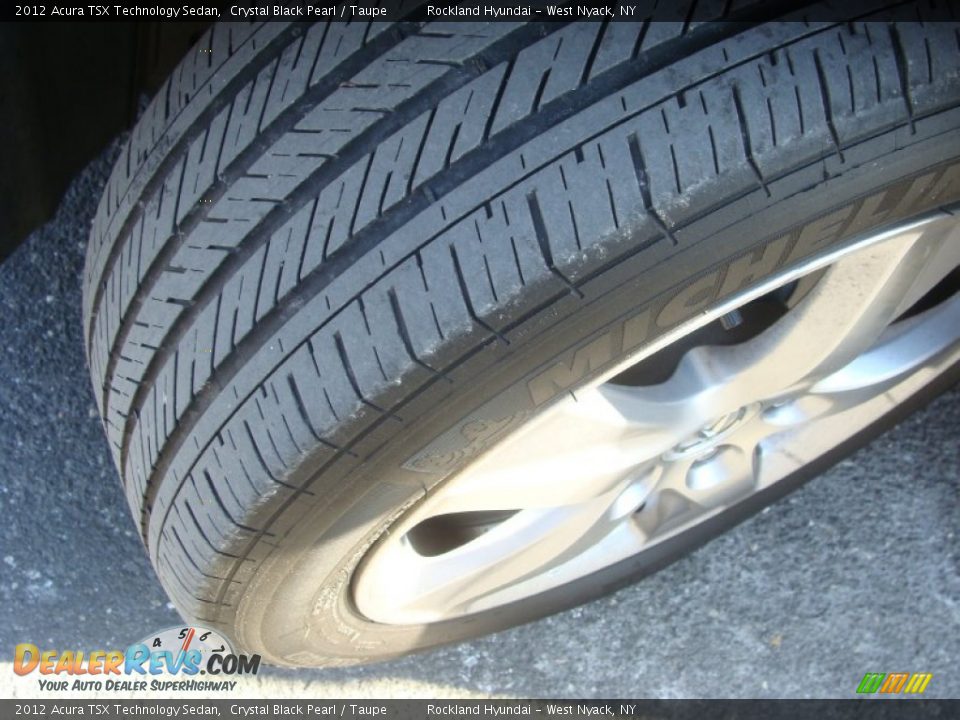 2012 Acura TSX Technology Sedan Crystal Black Pearl / Taupe Photo #29