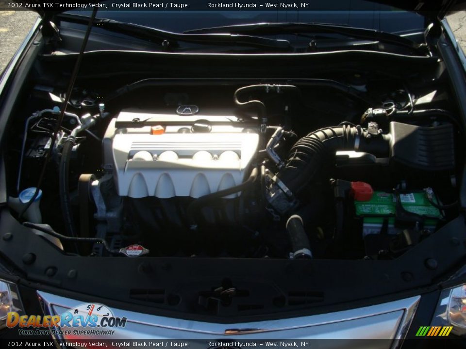 2012 Acura TSX Technology Sedan Crystal Black Pearl / Taupe Photo #30