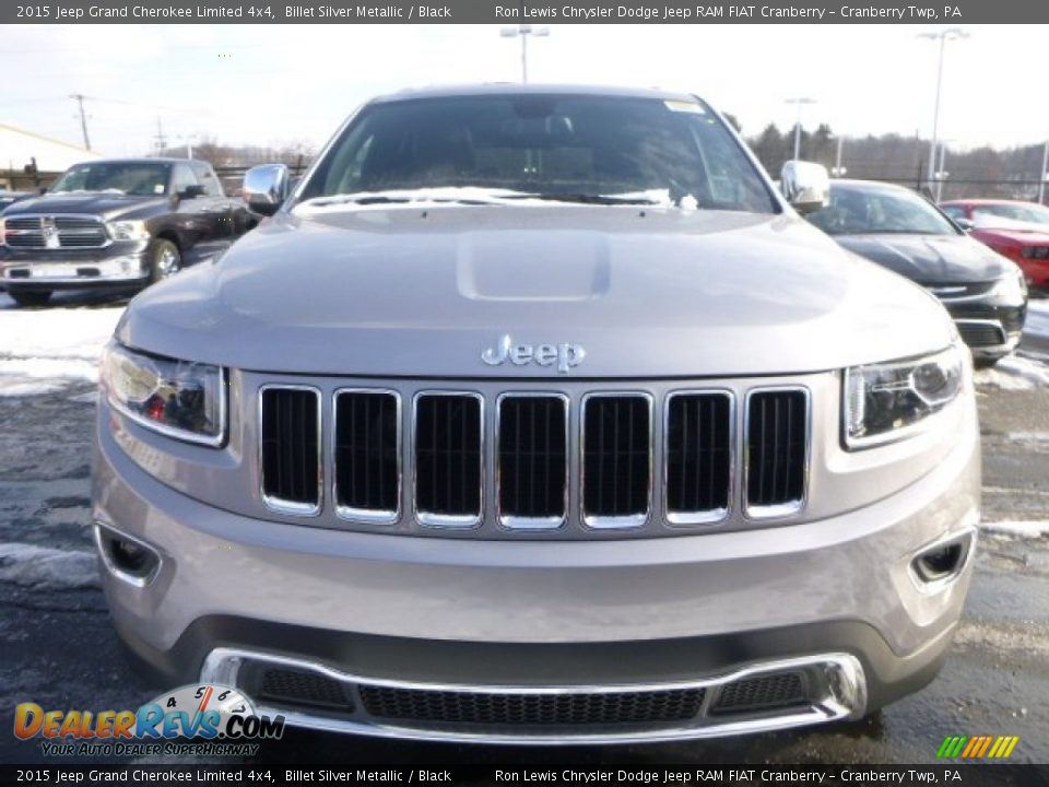 2015 Jeep Grand Cherokee Limited 4x4 Billet Silver Metallic / Black Photo #8