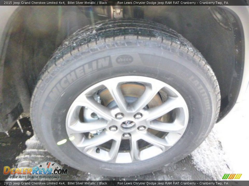 2015 Jeep Grand Cherokee Limited 4x4 Billet Silver Metallic / Black Photo #9