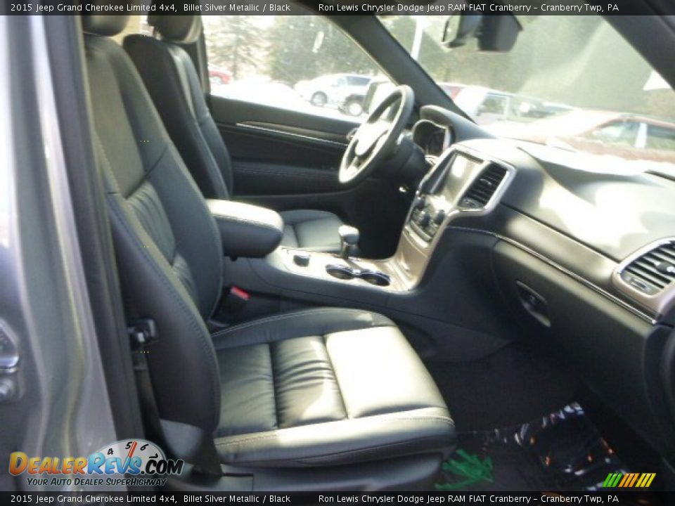 2015 Jeep Grand Cherokee Limited 4x4 Billet Silver Metallic / Black Photo #12