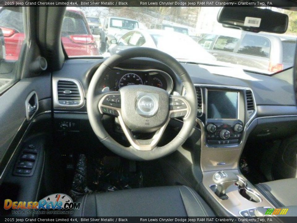 2015 Jeep Grand Cherokee Limited 4x4 Billet Silver Metallic / Black Photo #15