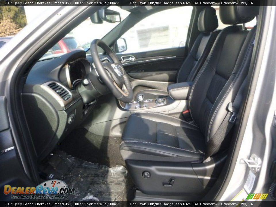 2015 Jeep Grand Cherokee Limited 4x4 Billet Silver Metallic / Black Photo #16