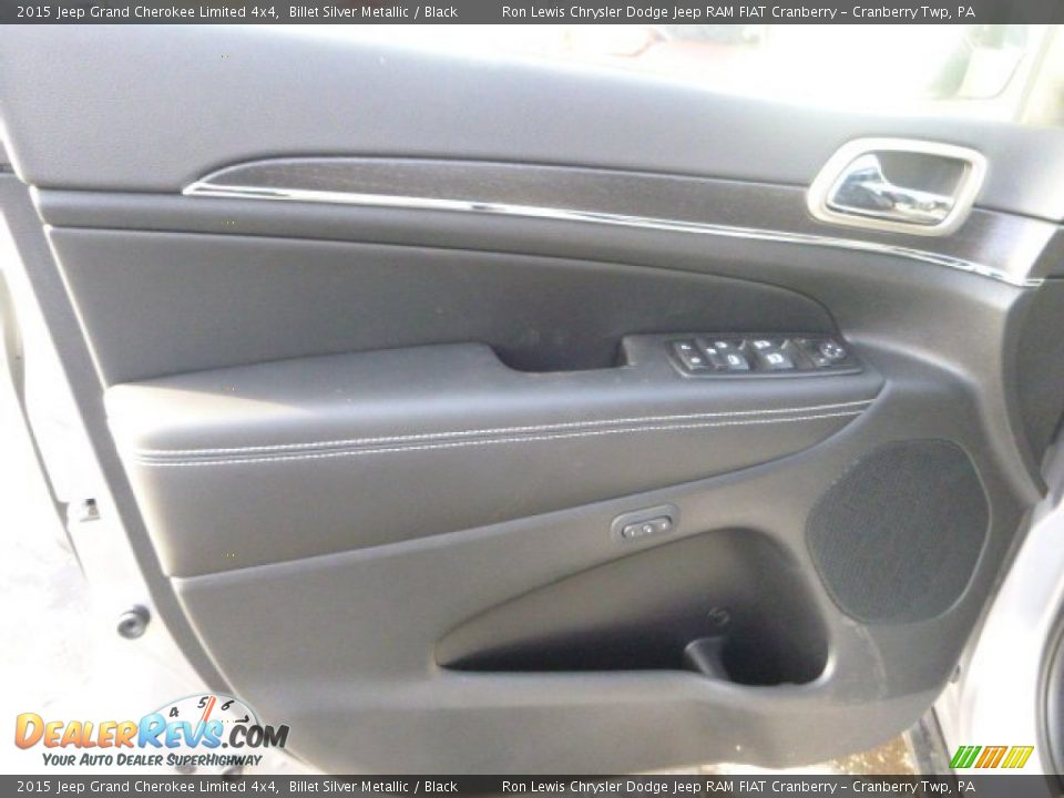 2015 Jeep Grand Cherokee Limited 4x4 Billet Silver Metallic / Black Photo #17