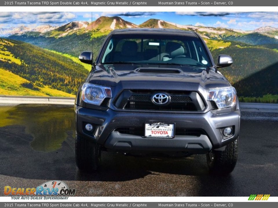 2015 Toyota Tacoma TRD Sport Double Cab 4x4 Magnetic Gray Metallic / Graphite Photo #2