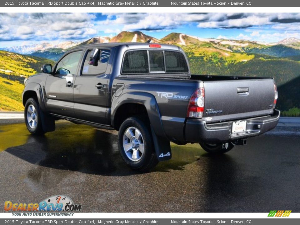2015 Toyota Tacoma TRD Sport Double Cab 4x4 Magnetic Gray Metallic / Graphite Photo #3