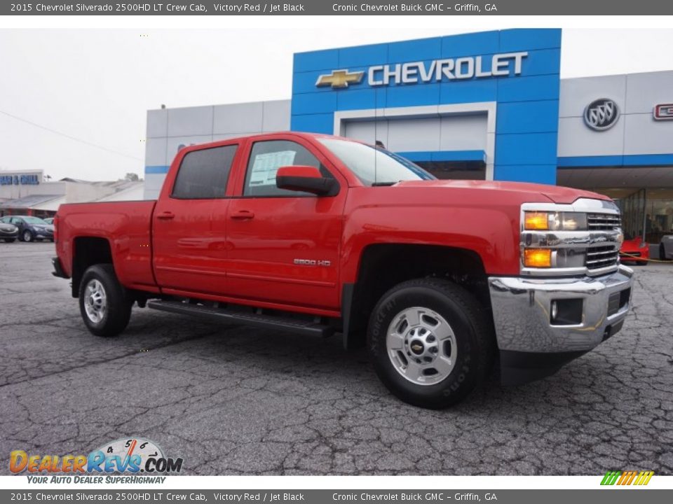 2015 Chevrolet Silverado 2500HD LT Crew Cab Victory Red / Jet Black Photo #1