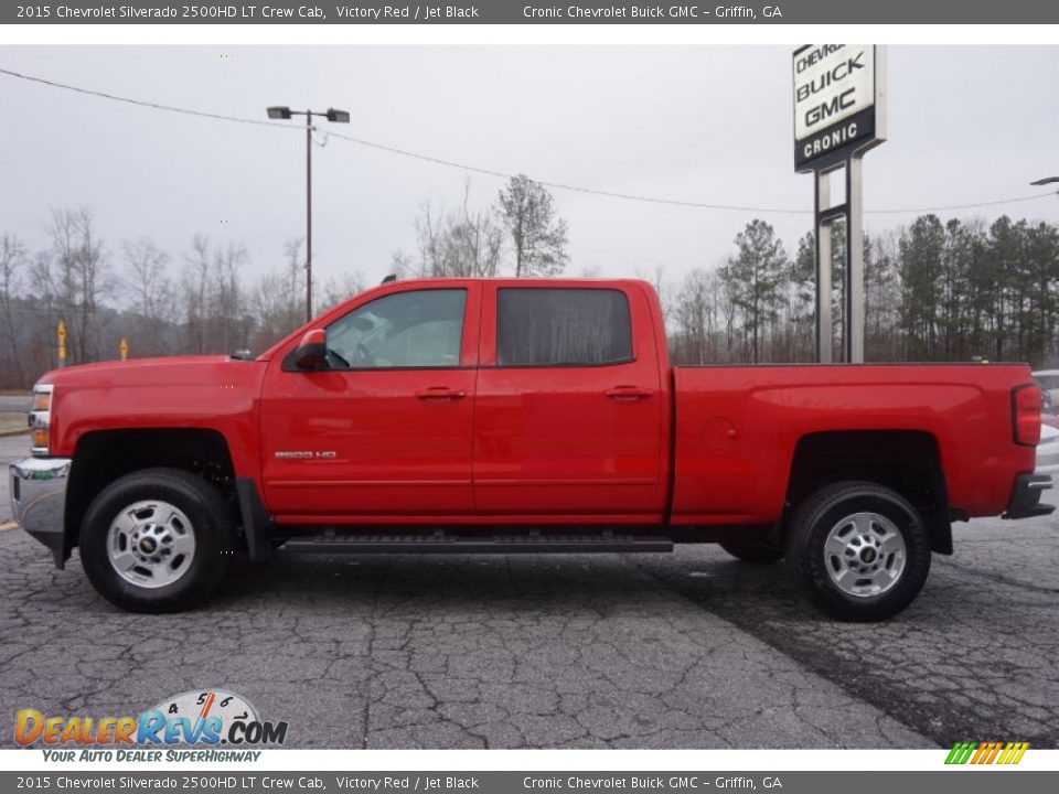 2015 Chevrolet Silverado 2500HD LT Crew Cab Victory Red / Jet Black Photo #4