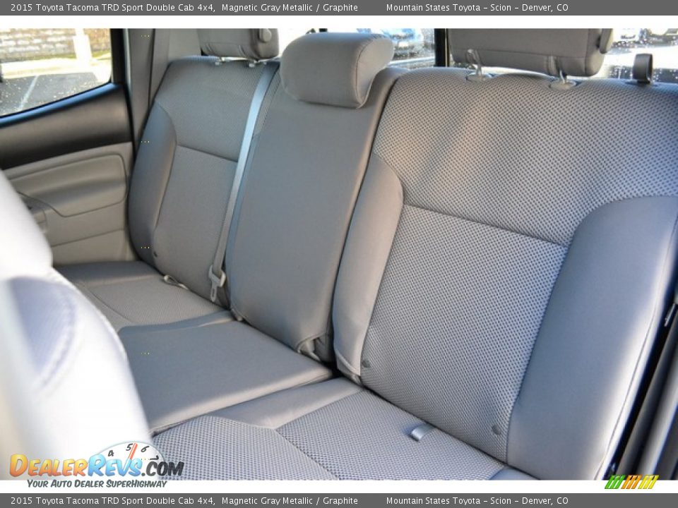 2015 Toyota Tacoma TRD Sport Double Cab 4x4 Magnetic Gray Metallic / Graphite Photo #7