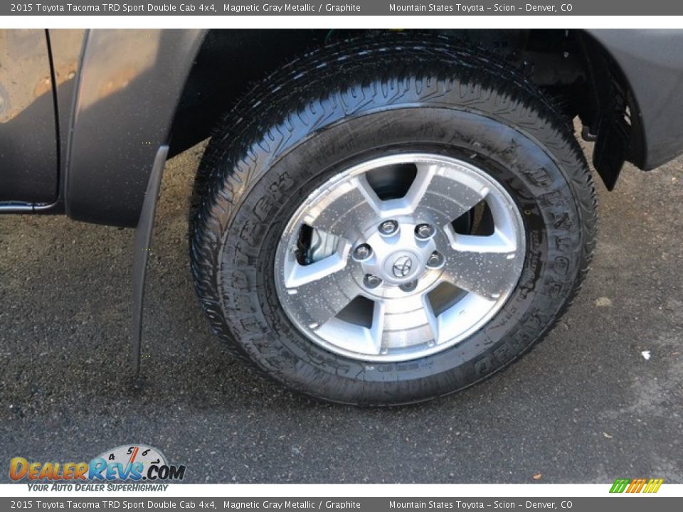 2015 Toyota Tacoma TRD Sport Double Cab 4x4 Magnetic Gray Metallic / Graphite Photo #9