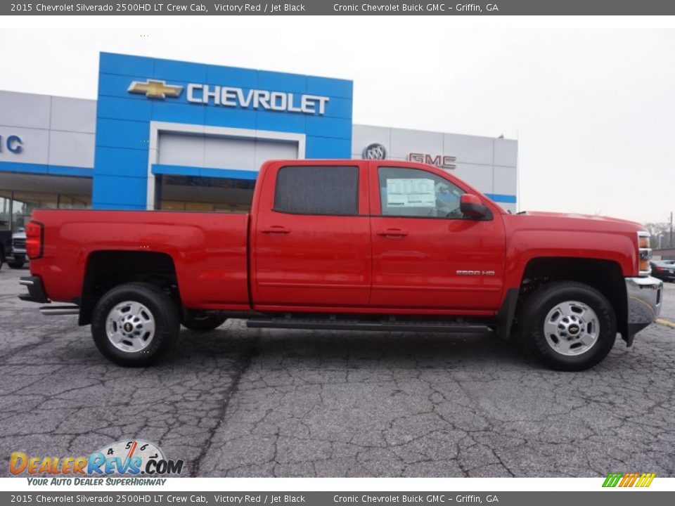 2015 Chevrolet Silverado 2500HD LT Crew Cab Victory Red / Jet Black Photo #8