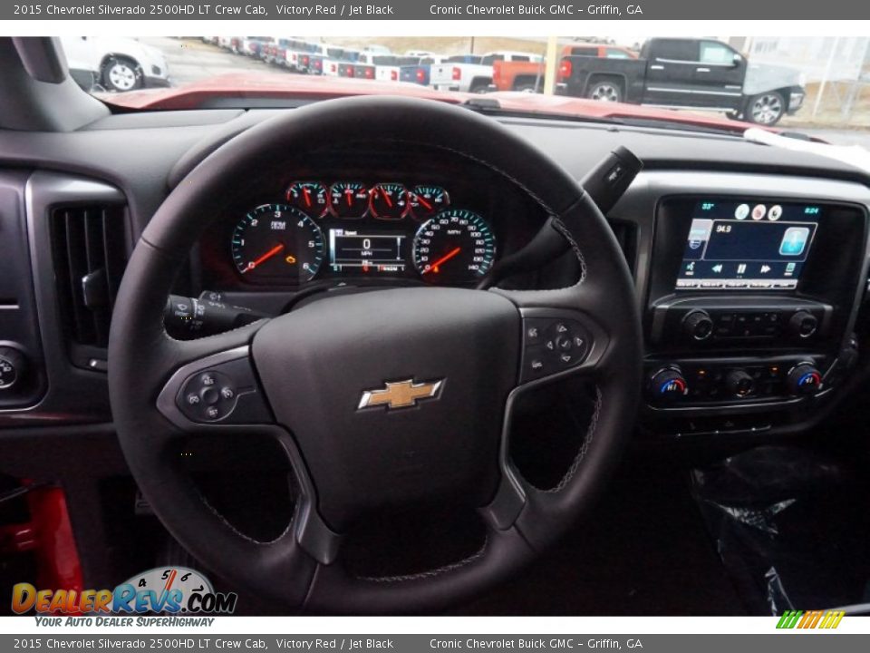 2015 Chevrolet Silverado 2500HD LT Crew Cab Victory Red / Jet Black Photo #10