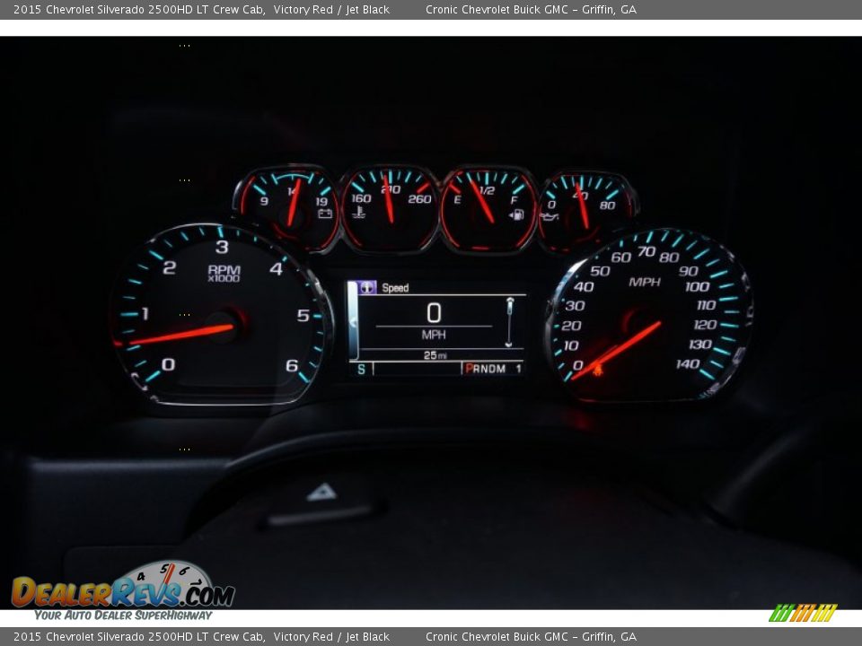 2015 Chevrolet Silverado 2500HD LT Crew Cab Victory Red / Jet Black Photo #14